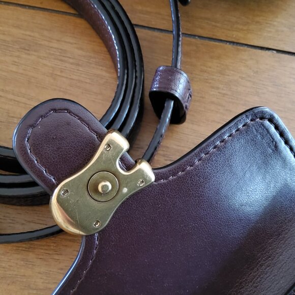 Rare Coach Cassie in Oxblood + Matching Wallet 68348 - Picture 14 of 16